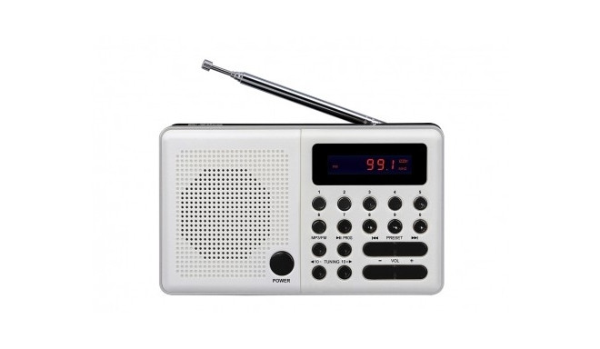 Radio Pliszka USB, FM white