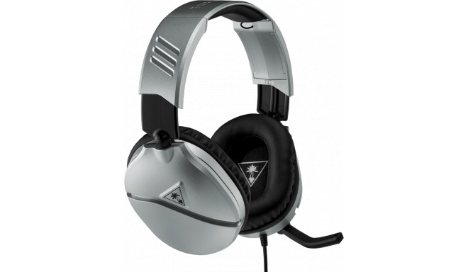 Turtle Beach kõrvaklapid + mikrofon Recon 70 PC, hõbedane