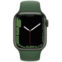 Apple Watch 7 GPS 45mm Sport Band, green/clover (MKN73EL/A)