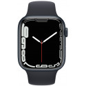 Apple Watch 7 GPS + Cellular 45mm Sport Band, midnight (MKJP3EL/A)