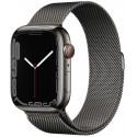 Apple Watch 7 GPS + Cellular 45mm Stainless Steel Milanese Loop, graphite (MKL33EL/A)