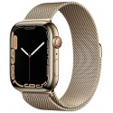 Apple Watch 7 GPS + Cellular 45mm Stainless Steel Milanese Loop, gold (MKJY3EL/A)