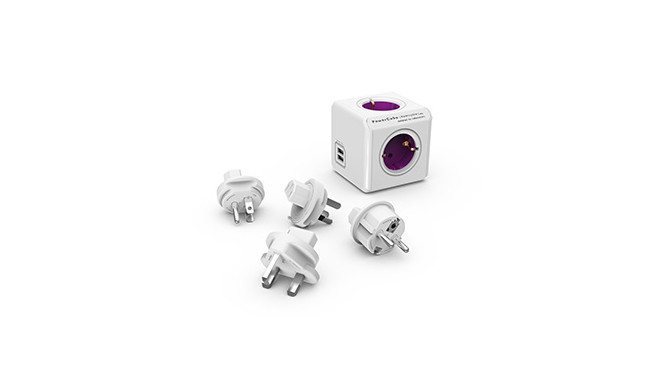 Allocacoc PowerCube ReWirable USB + 3x Plug