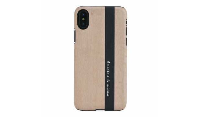 MAN&WOOD SmartPhone case iPhone X/XS diario black