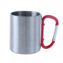 Mug with Carabiner Handle 144509 (210 ml) (Red)