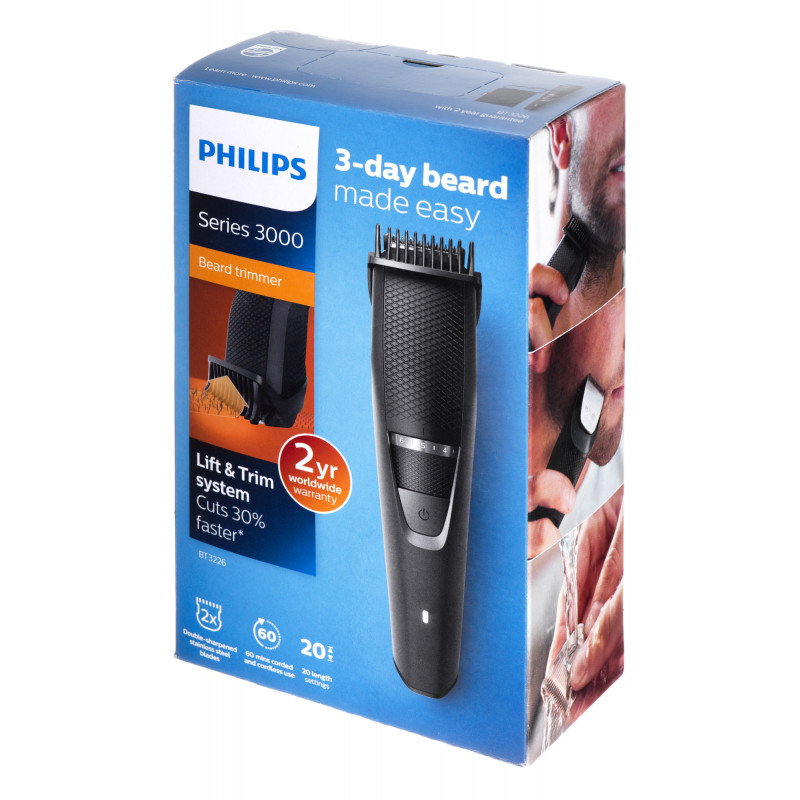 jam Bisschop waarom Philips hair clipper Series 3000 BT3226/14, black - Hair clippers -  Photopoint.lv