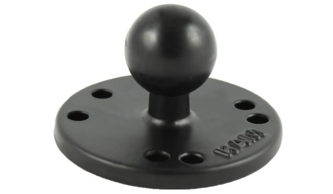 2.5" Round Ball Base with the AMPs Hole Pattern & 1" Ball