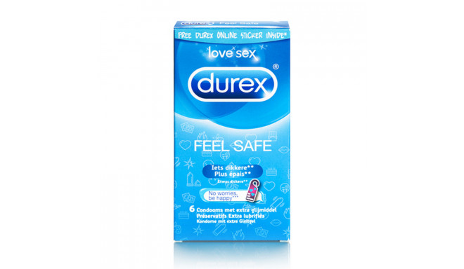 Feel Safe Condoms Durex (6 pcs)