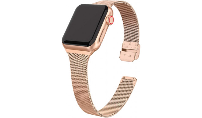 Tech-Protect kellarihm MilaneseBand Apple Watch 4/5/6/7/SE 38/40/41mm, kuldne