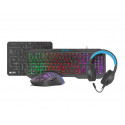 GAMING COMBO SET 4IN1 FURY THUNDERSTREAK 3.0 KEYBOARD + MOUSE + HEADPHONES + MOUSEPAD, FR LAYOUT