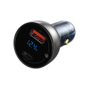 Baseus car charger Particular PD 65W 1x USB 1x USB-C transparent