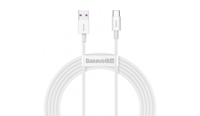 Baseus kaabel USB - USB-C Superior 2m 66W, valge