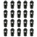 Set Nuts OMP 7075 40 mm M14 x 1,50 20 uds Black