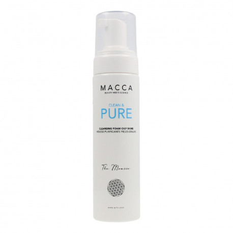 Cleansing Mousse Macca Clean Pure 200 ml Oily skin