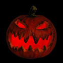 Decorative Figure Pumpkin Orange (21 x 17 cm)