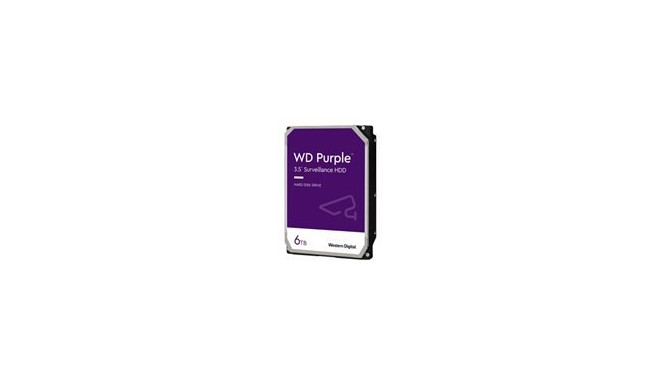 Western Digital kõvaketas Purple 6TB SATA 6Gb/s CE 3.5" 5400rpm 64MB 24x7 Bulk