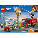 LEGO City mänguklotsid Fire Burgerikohviku tulekahju kustutamine (60214)