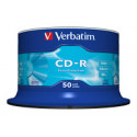 VERBATIM CD-R 80 min. / 700MB 52x 50-pack cakebox DataLife extra protection surface