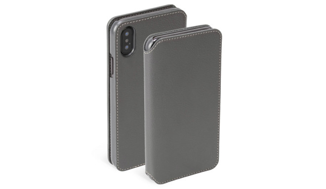 Krusell Pixbo 4 Card SlimWallet Apple iPhone XS Max grey