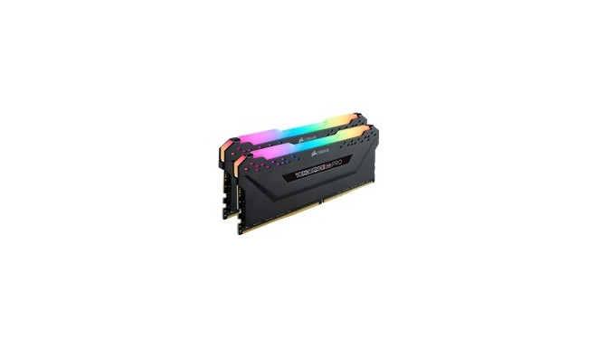 CORSAIR DDR4 3600MHz 32GB 2x288 DIMM Unbuffered 18-22-22-42 Vengeance RGB PRO black Heat spreader 1.