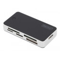 DIGITUS USB 3.0 Card Reader Support MS/SD/SDHC/MiniSD/M2/CF/MD/SDXC cards 1M USB A connection cable