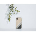 Man&Wood kaitseümbris iPhone XS Max, gray suit black
