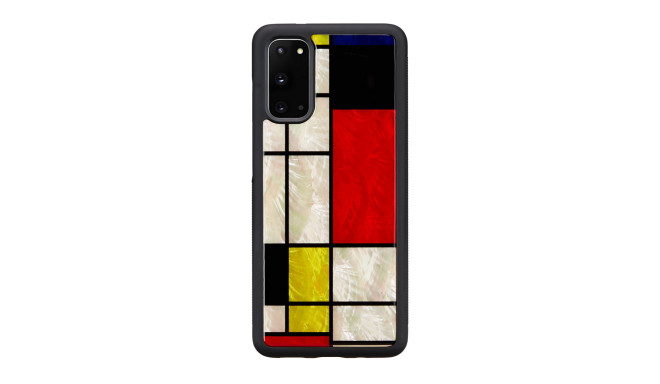 iKins case for Samsung Galaxy S20 mondrian black