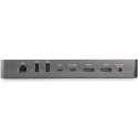 StarTech.com Thunderbolt 3 Dock w/ USB-C Compatibility - Dual Monitor 4K60Hz DisplayPort Laptop Dock