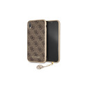 Guess iPhone XR GUHCI61GF4GBR brown hard case 4G Charms Collection