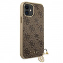 Guess iPhone XR GUHCI61GF4GBR brown hard case 4G Charms Collection