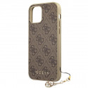 Guess iPhone XR GUHCI61GF4GBR brown hard case 4G Charms Collection
