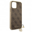 Guess iPhone XR GUHCI61GF4GBR brown hard case 4G Charms Collection