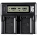 Newell battery charger DC-LCD Two-channel NP-F/NP-FM