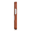 iCarer Metal Clip Vintage Folio Genuine Leather Bookcase type case for iPhone 13 brown (RIX1306-BN)
