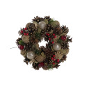Advent wreathe DKD Home Decor (26 x 26 x 7.5 cm)