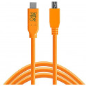 Tether Tools cable USB-C - miniUSB-B 4.6m, orange