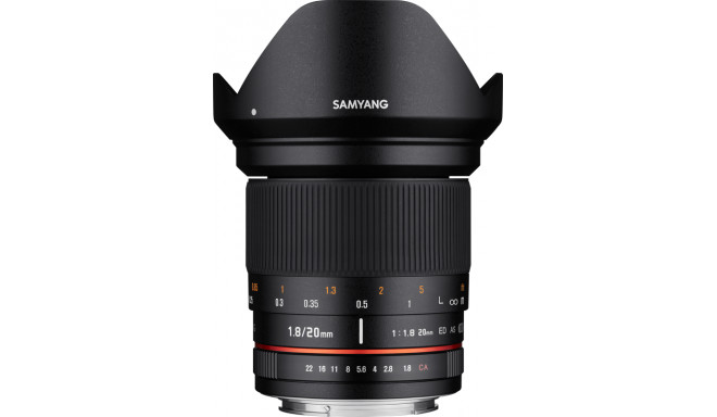 SAMYANG 20MM F/1.8 ED AS UMC MFT