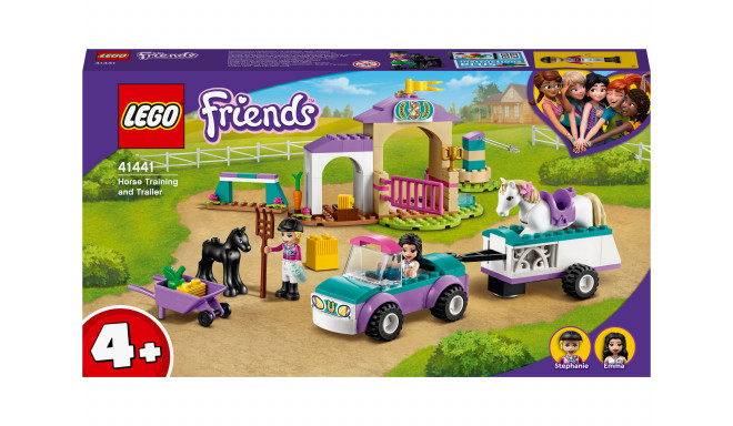41441 LEGO® Friends Hobuse treenimine ja hobuhaagis