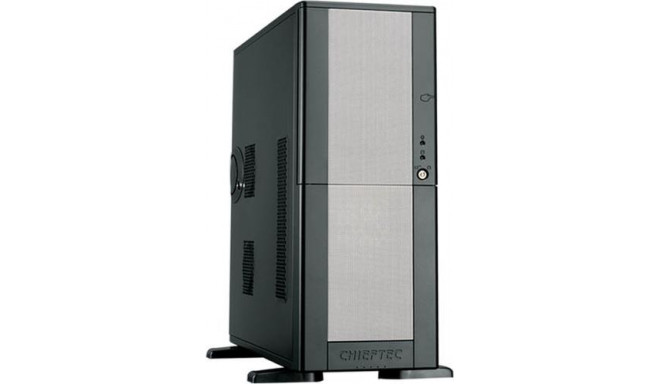 Chieftec Mediumtower LCX-01B-B-SL 400W Silver/Black Midi Tower Black, Silver