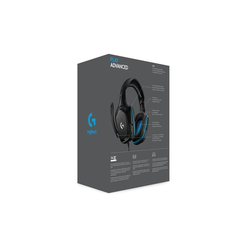 G432 7.1 Surround Sound Gaming Headset: Play Advanced 