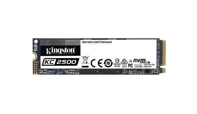 Kingston Technology KC2500 M.2 500 GB PCI Express 3.0 3D TLC NVMe