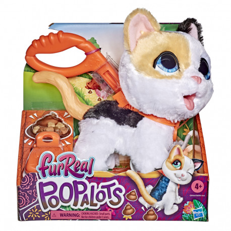 FURREAL Interactive Plush Pet Poopalots Cat