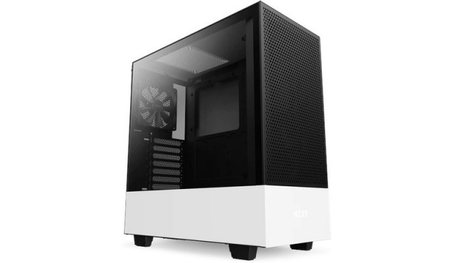 PC CASE NZXT H510 FLOW MIDI TOWER WHITE WINDOW