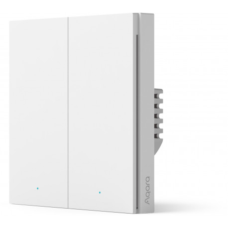 Aqara seinalüliti Smart Wall Switch H1 Double (no neutral)