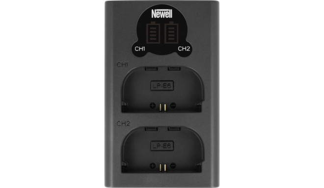 Newell akulaadija DL-USB-C Dual Channel Canon LP-E6