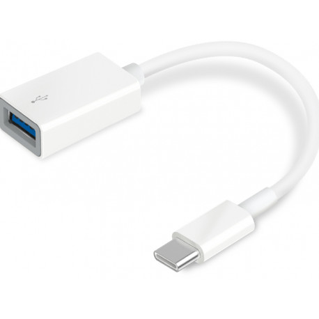 TP-Link adapter USB-A - USB-C, valge (UC400)