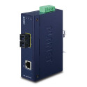 IP30 Slim type Industrial Fast Ethernet Media Converter SC MM (-40 to 75 degree C)