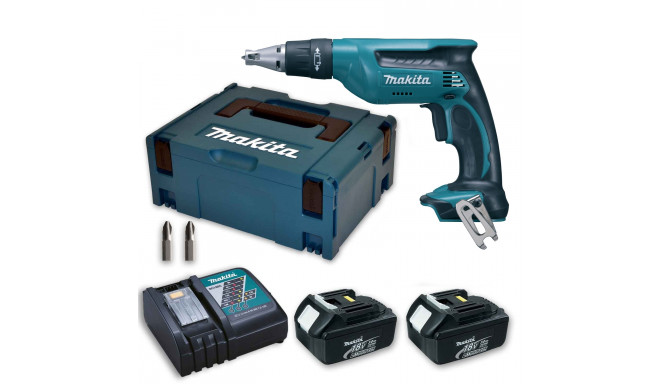 Makita DFS451RFJ 18V Cordless Plasterboard Screwdriver