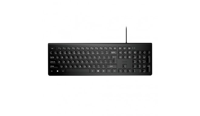 ACME KS11 EN/RU/LT keyboard USB QWERTY English, Lithuanian, Russian Black