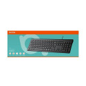 ACME KS11 EN/RU/LT keyboard USB QWERTY English, Lithuanian, Russian Black